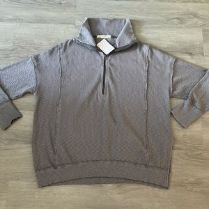 Womens grey pullover brand new Free People top